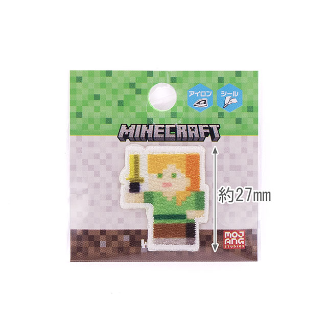 ワッペン マインクラフト シールワッペン(MYS020) ALEX アレックス 08Bf99_