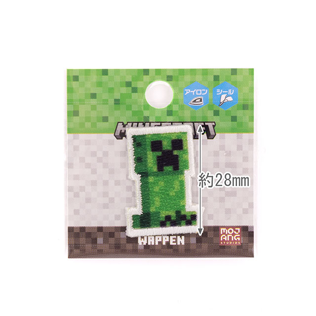 ワッペン マインクラフト シールワッペン(MYS022) CREEPER クリーパー 08Bf99_
