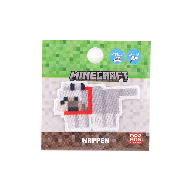 ワッペン マインクラフト シールワッペン(MYS029) WOLF オオカミ 08Bf99_
