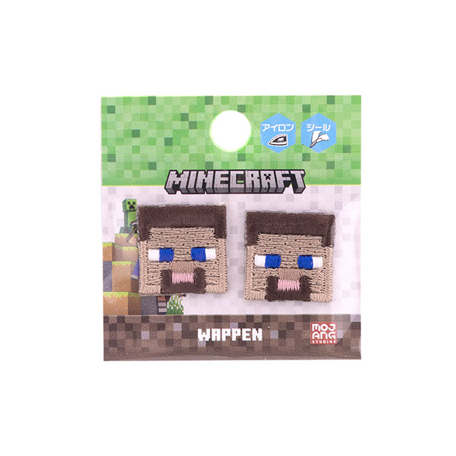 ワッペン マインクラフト プチシールワッペン（MYP002） スティーブ 08Bf99_