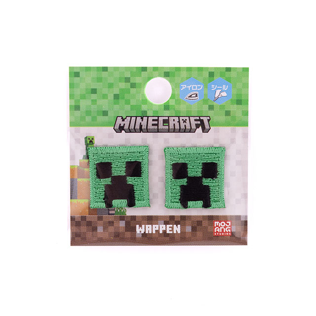 ワッペン マインクラフト プチシールワッペン（MYP003） クリーパー 08Bf99_