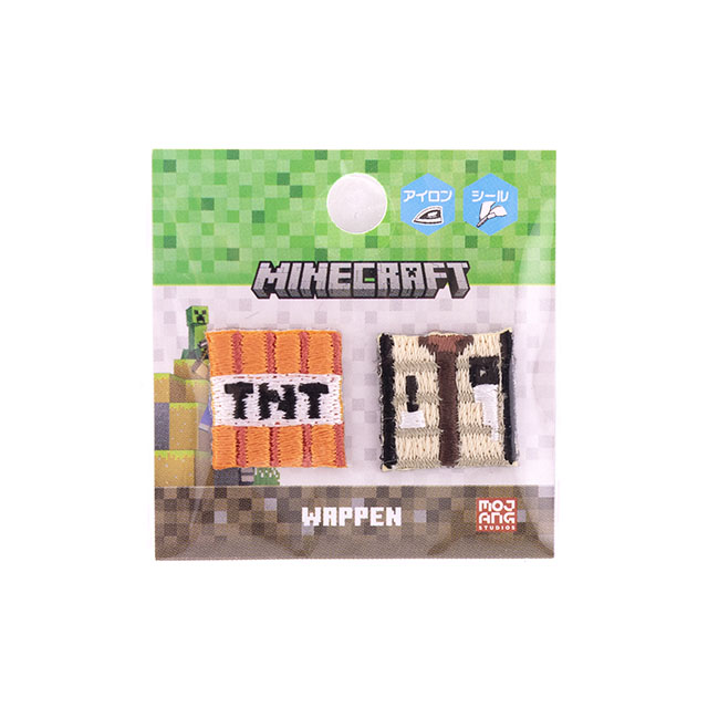 ワッペン マインクラフト プチシールワッペン（MYP007） TNT・作業台 08Bf99_
