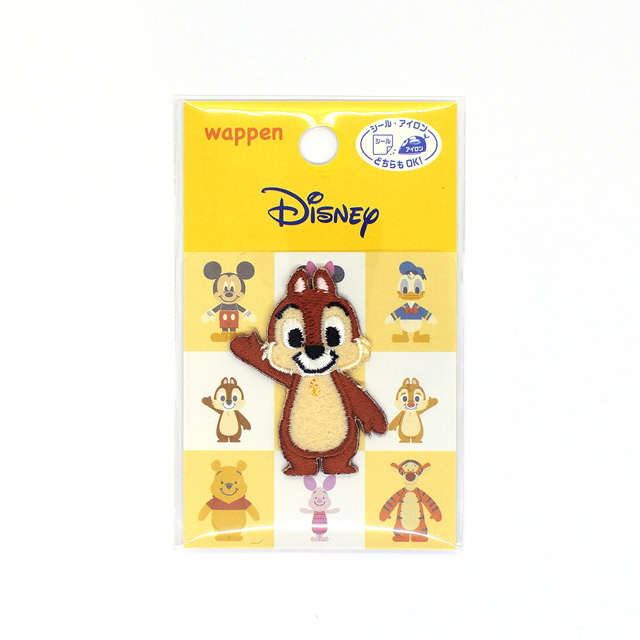 ワッペン Disney ワッペン My3802 My468 シール アイロン接着ワッペン チップ H 4b オカダヤ Okadaya 布 生地 毛糸 手芸用品の専門店