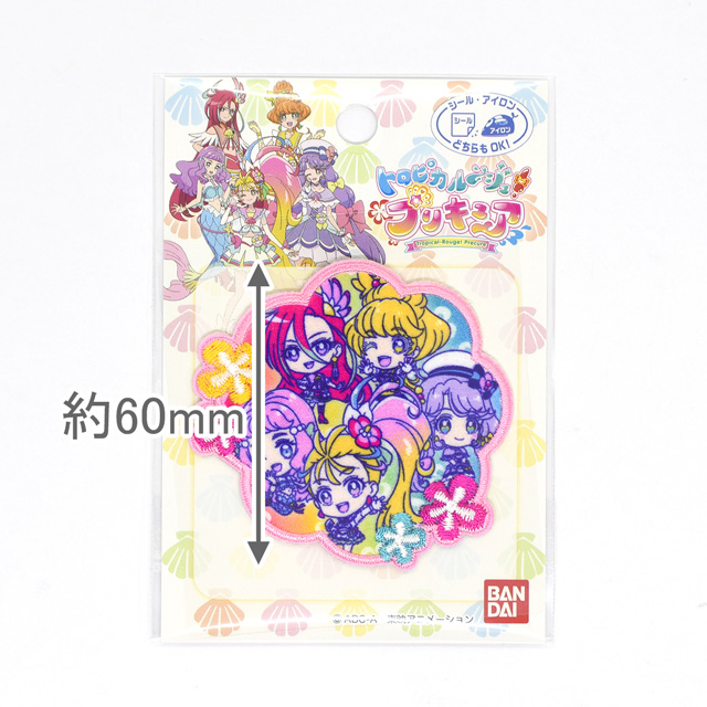 ワッペン トロピカルージュ プリキュア Ban650 Ban31 H 4b オカダヤ Okadaya 布 生地 毛糸 手芸用品の専門店