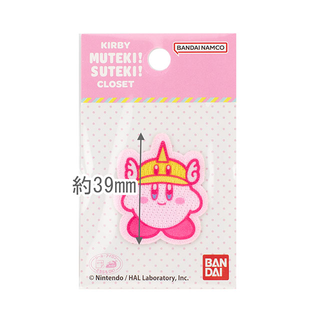 ワッペン 星のカービィ KIRBY MUTEKI!SUTEKI!CLOSET(BAN500) BAN 145.カッター 08Bf99_