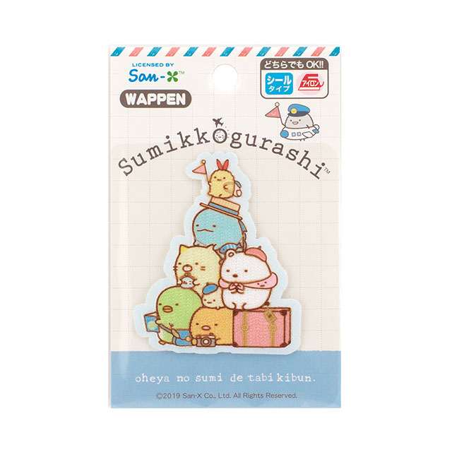 ワッペン すみっコぐらし 旅行(PSU500) 色番PSU112 08Bf99_