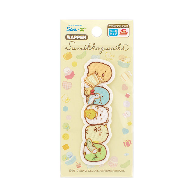 ワッペン すみっコぐらし 集合（PSU500） 色番PSU113 08Bf99_