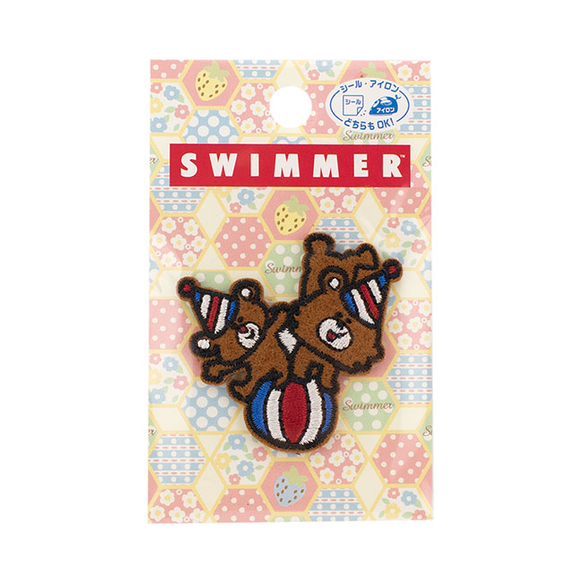ワッペン SWIMMER-スイマー-(AIP400) AIP06.くま 08Bf99_