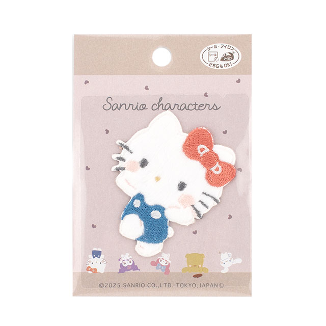 ワッペン サンリオキャラクターズ むきゅむきゅシリーズ（SCW650） SCW56.ハローキティ 08Bf99_