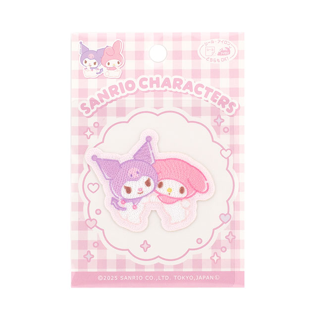 ワッペン サンリオキャラクターズ Happy Friendships（SCW601） SCW75.マイメロディ・クロミ 08Bf99_