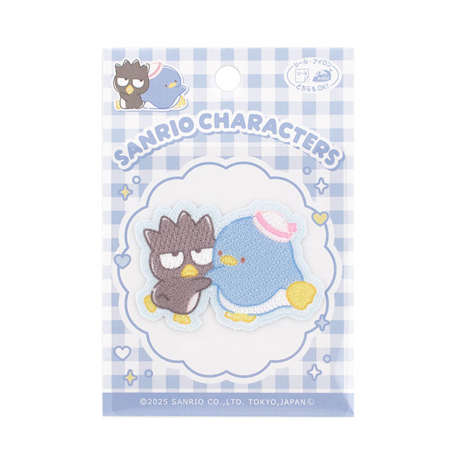 ワッペン サンリオキャラクターズ Happy Friendships（SCW601） SCW79.バッドばつ丸・タキシードサム 08Bf99_