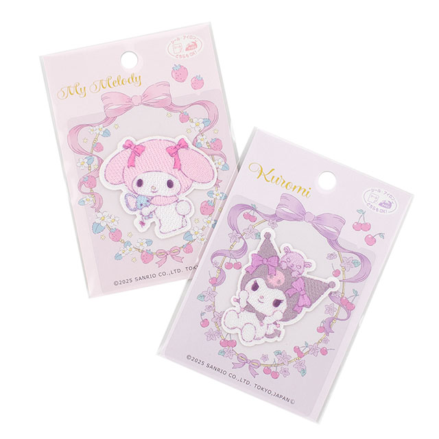 ワッペン サンリオキャラクターズ ふわふわぬいぐるみハグ(SCW601) SCW82.マイメロディ 08Bf99_