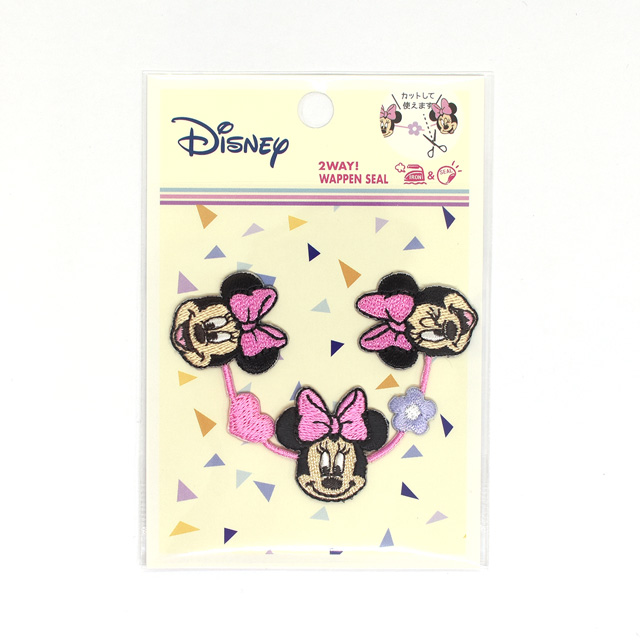 ワッペン Disney D01y15 ミニー ライン 大 H 4b オカダヤ Okadaya 布 生地 毛糸 手芸用品の専門店