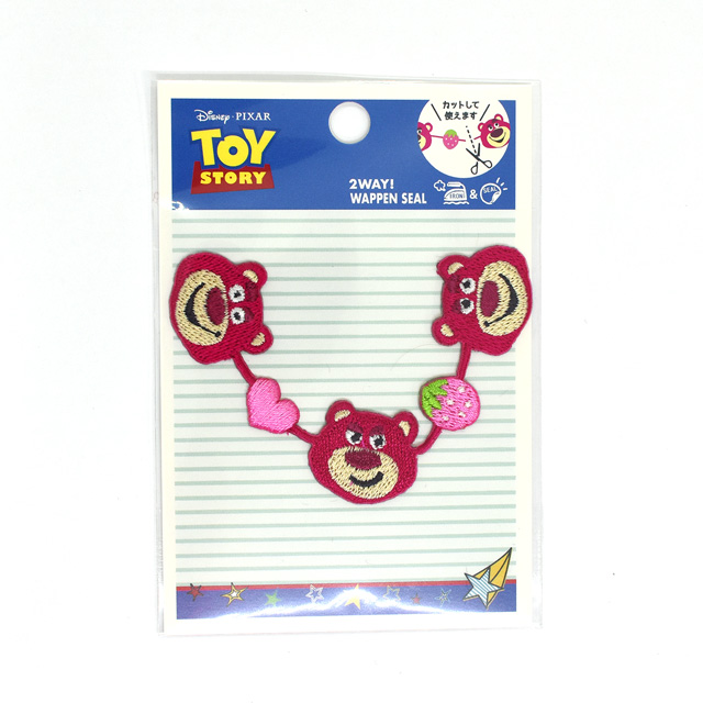 ワッペン Disney トイストーリー D01y1547 ロッツォ ライン 大 H 4b オカダヤ Okadaya 布 生地 毛糸 手芸用品の専門店