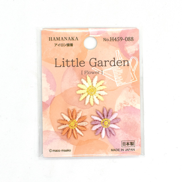 ワッペン ハマナカ Little Garden-リトルガーデン-（H459-088） Flower/フラワー (H)_4b_