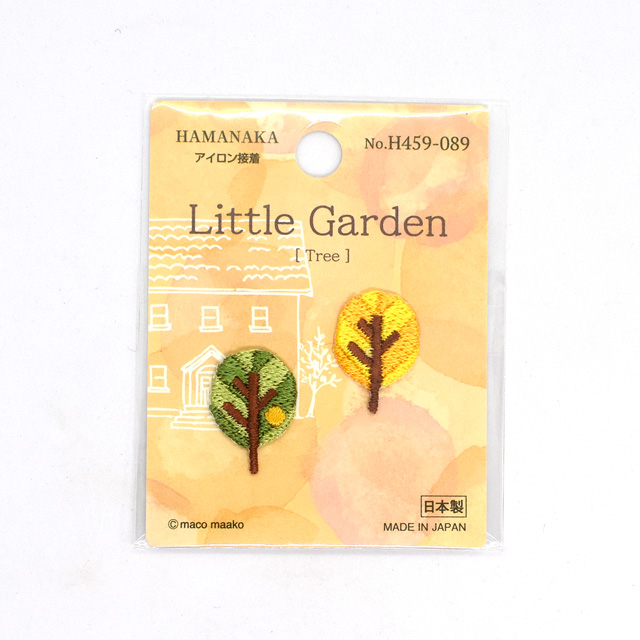 ワッペン ハマナカ Little Garden-リトルガーデン-（H459-089） Tree/ツリー (H)_4b_