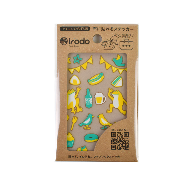 ファブリックステッカー irodo-イロド- ピクニック 90056.イエロー・ライムグリーン 99Zz99_