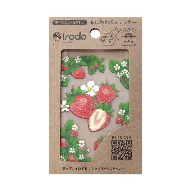 ファブリックステッカー irodo-イロド- ストロベリー（90210） 08Bf99_