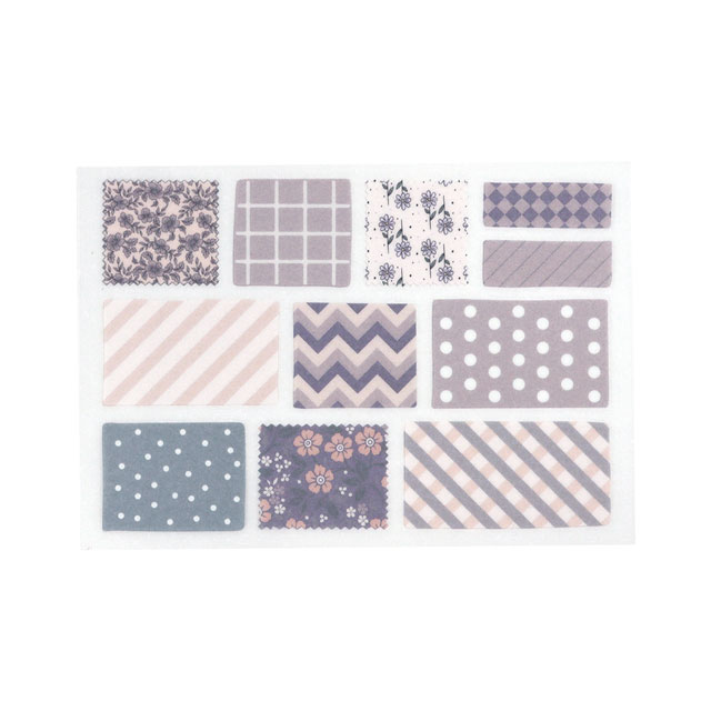 ファブリックステッカー irodo-イロド- パッチワーク(90222) 1GP.グレー・ピンク 08Bf99_