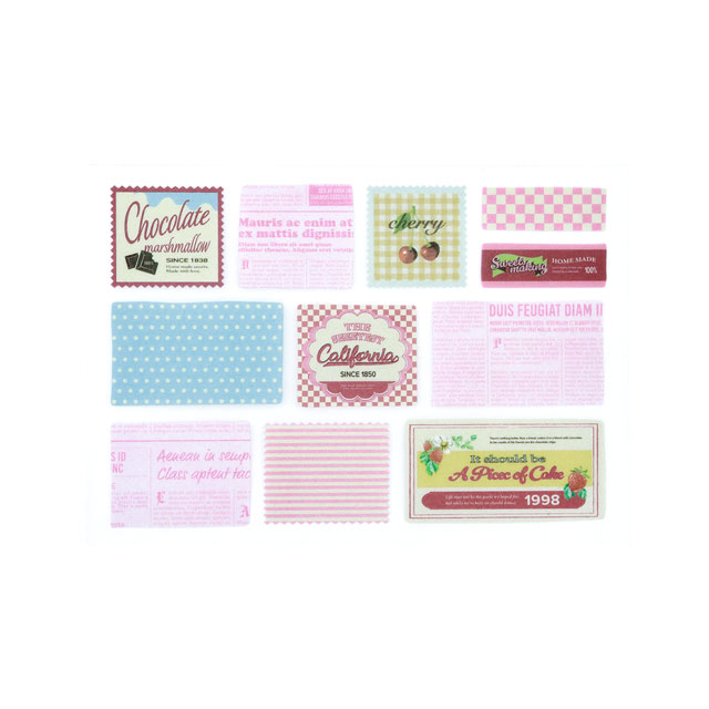 ファブリックステッカー irodo-イロド- ガーリーアメリカン(90268) 08Bf99_