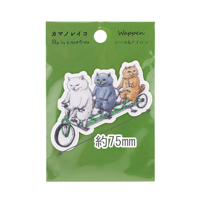 ワッペン カマノレイコ(KAW-01) サイクリング 08Bf99_