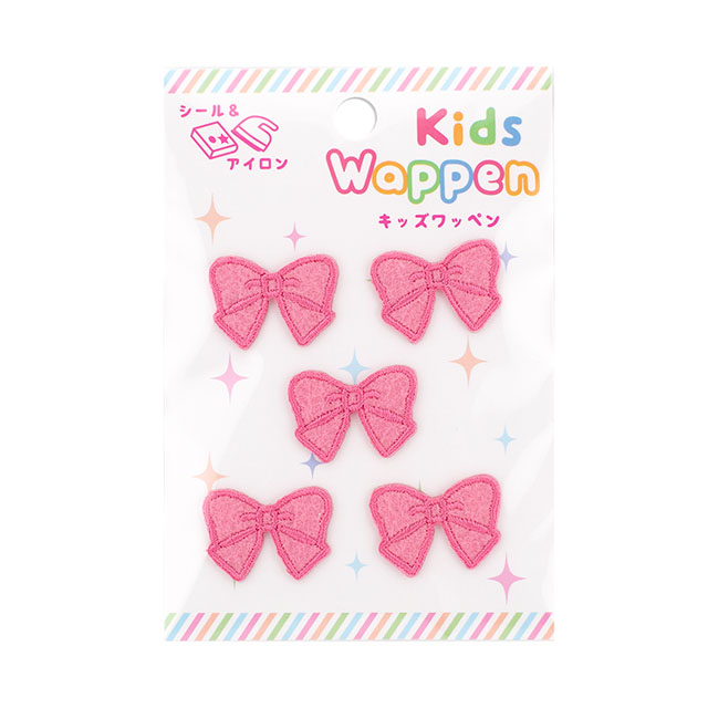 キッズワッペン（KDW-19） リボン 08Bf99_