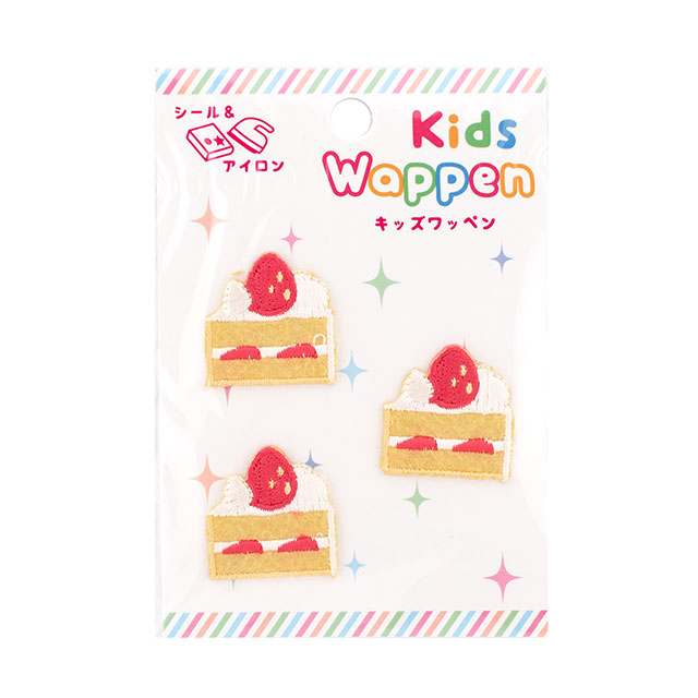 キッズワッペン（KDW-22） ケーキ 08Bf99_