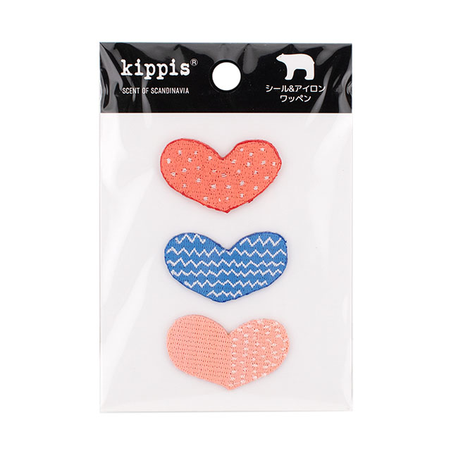 ワッペン kippis-キッピス-（KPWP-04） ハート 08Bf99j