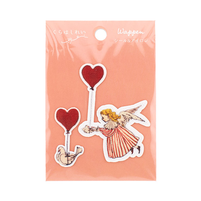 ワッペン くらはしれい（KRW-03） 愛を送る 08Bf99_