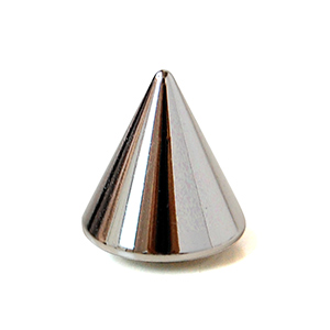 ネジ式ブレス コーン型鋲（MKP-G-1006-B） 15×15mm N.ニッケル 99Zz99_