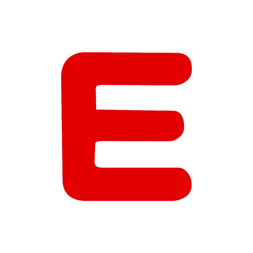 シールタイプワッペン もじシール（E85） E 赤 (B)z4b_