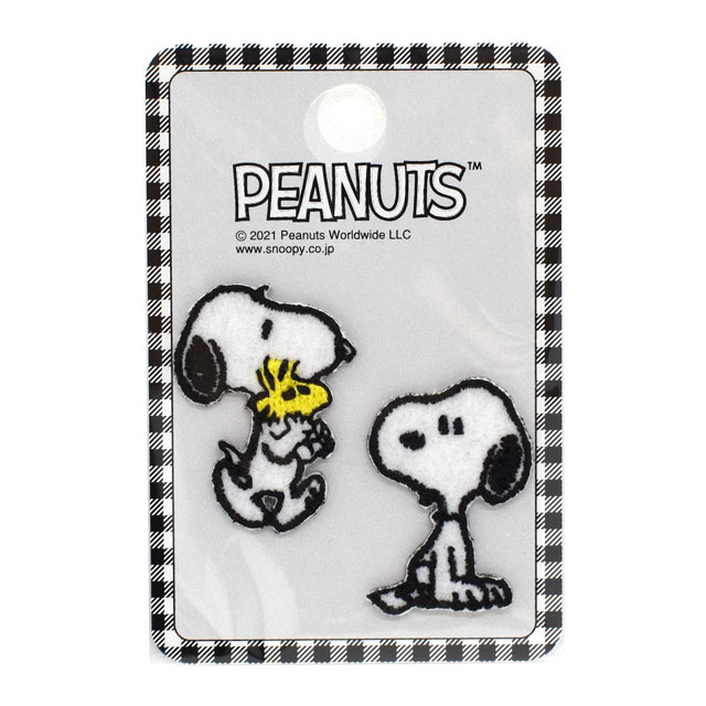 ワッペン PEANUTS/ピーナッツ（RIO-3004） ミニワッペン SN スヌーピー (H)_4b_