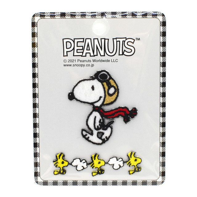 ワッペン PEANUTS/ピーナッツ（RIO-3008） アレンジワッペン SN スヌーピー (H)_4b_