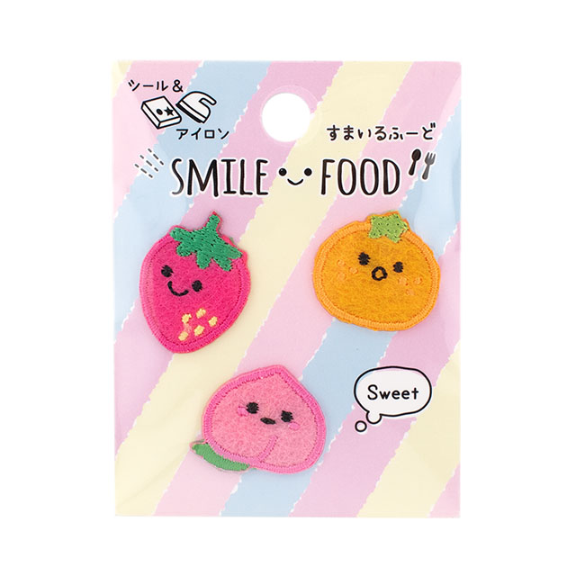 ワッペン すまいるふーど(SFW-01) フルーツたちA 08Bf99_