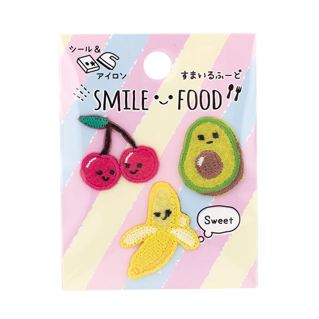 ワッペン すまいるふーど(SFW-02) フルーツたちB 08Bf99_