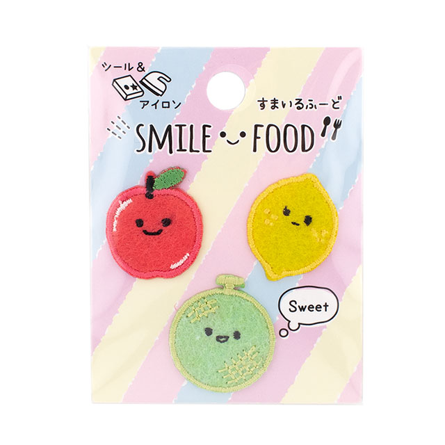 ワッペン すまいるふーど(SFW-03) フルーツたちC 08Bf99_