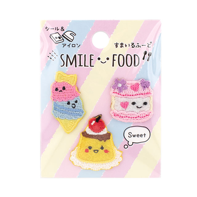 ワッペン すまいるふーど(SFW-04) いろんなデザート 08Bf99_