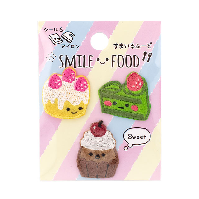 ワッペン すまいるふーど(SFW-05) ケーキたち 08Bf99_
