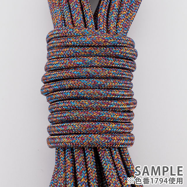 メルヘンアート アウトドアコード メタリック 太さ約3mm×5m巻 1794.マルチミックス 08Be99_
