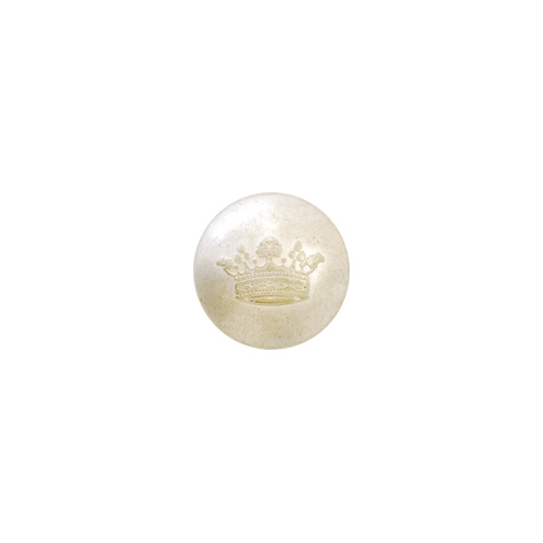 つや消し小王冠メタルボタン（10055425） 23mm WB.ホワイトブロンズ (H)_6a_