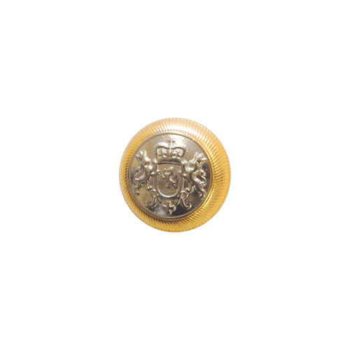 2トーン獅子紋章メタルボタン（10070637） 18mm GS.ゴールド×シルバー (H)_6a_