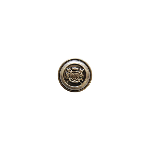 ふちあり紋章メタルボタン 鷲盾（10080667） 18mm BS.ブロンズシルバー (H)_6a_