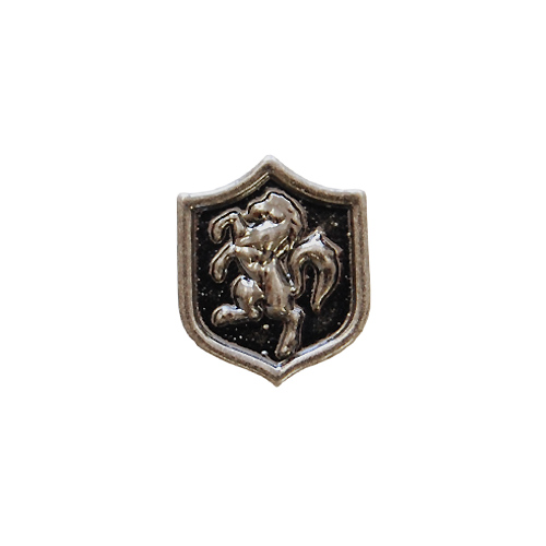 ミニエンブレムメタルボタン 騎馬（10081159） 11.5mm OS.オールドシルバー (H)_6a_