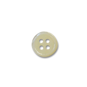 貝シャツボタン（1740） 11.5mm 白（高瀬貝） 08Bg99_