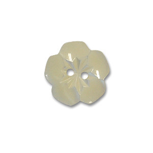 梅型シェルボタン（500） 11.5mm 白（高瀬貝） (H)_6aj