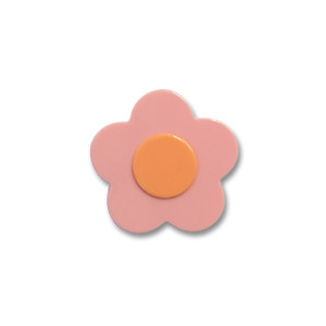 お花ボタン（65246） 24mm 13.ピンク×オレンジ (H)_6a_