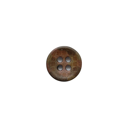 格子型押迷彩ボタン（75051） 15mm 48.ダークブラウン系 (H)_6a_