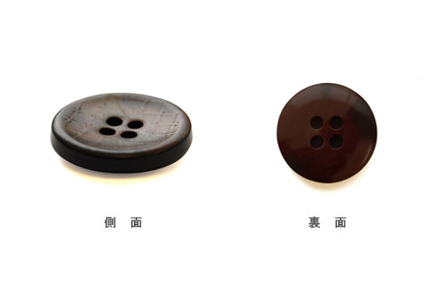 格子型押迷彩ボタン（75051） 23mm 65.カーキ系 (H)_6a_