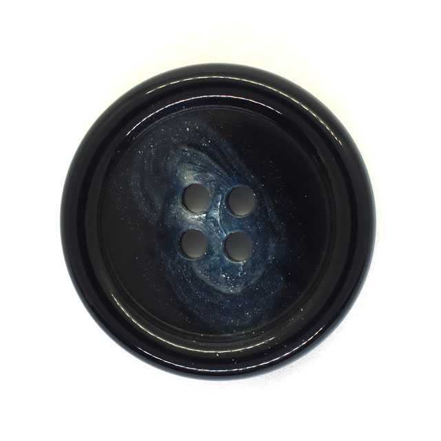 水牛風プラスチックボタン（BAB4507） 29mm 58.紺 オカダヤ(okadaya) 布・生地、毛糸、手芸用品の専門店