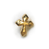 十字架モチーフメタルボタン（DM2047） 15mm G.ゴールド (H)_6a_